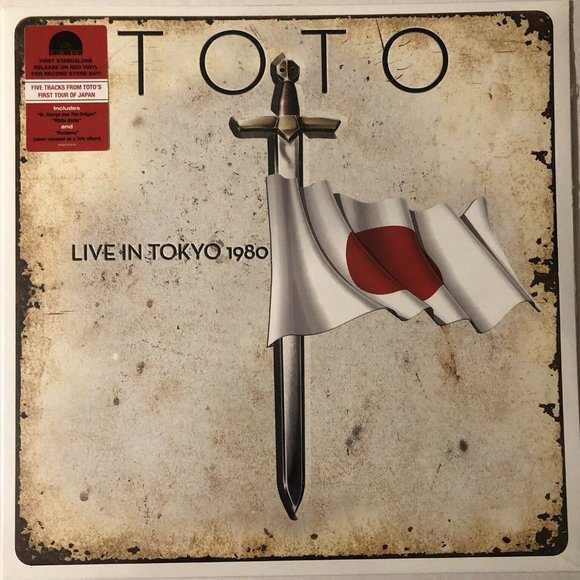 Toto Live In Tokyo 1980 EP ~ RSD 2020 ~ Ltd Ed Colored Vinyl (Red) ~ New/Sealed! - Picture 2 of 4